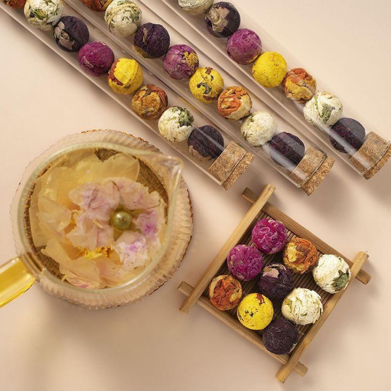 Blooming Tea Supplier - Flower Ball Hot Water