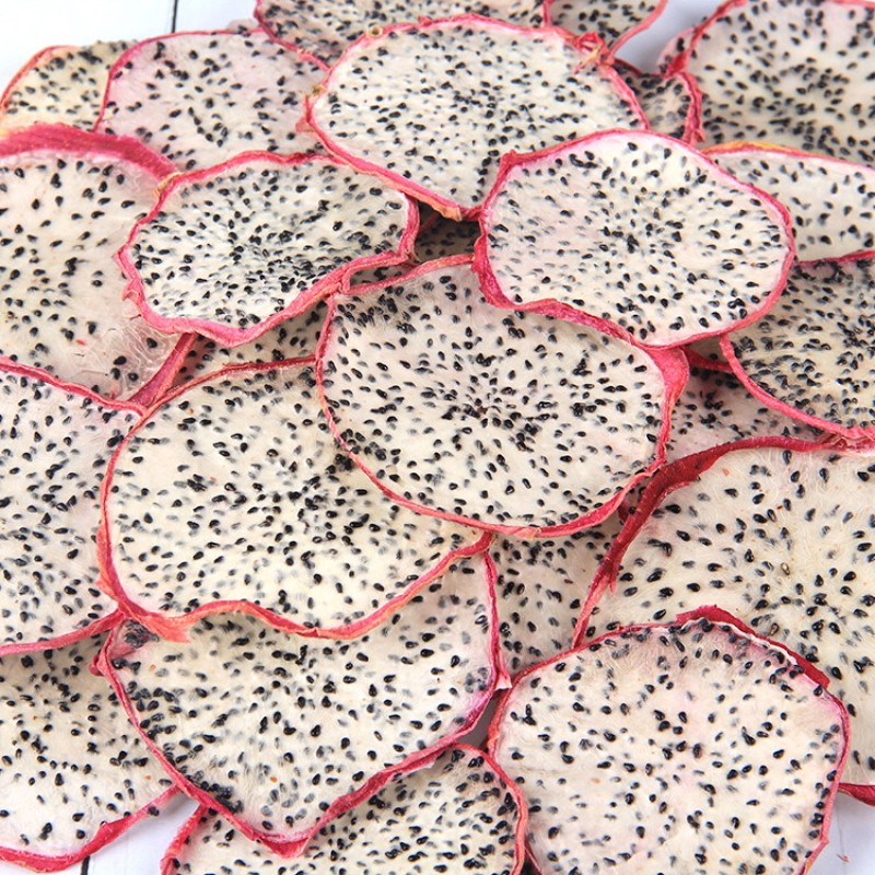 White Dragon Fruit Factory - Heart Slices Natural