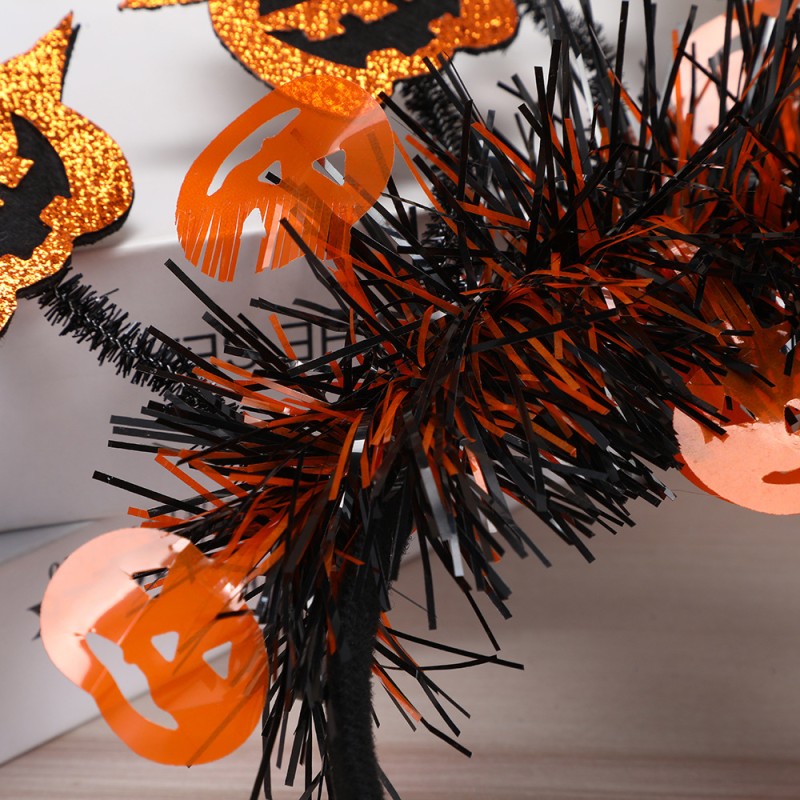 High Quality Halloween Headband Pumpkin Spider Design Children Spooky Party Costume Elastic Headband Holiday Celebrations