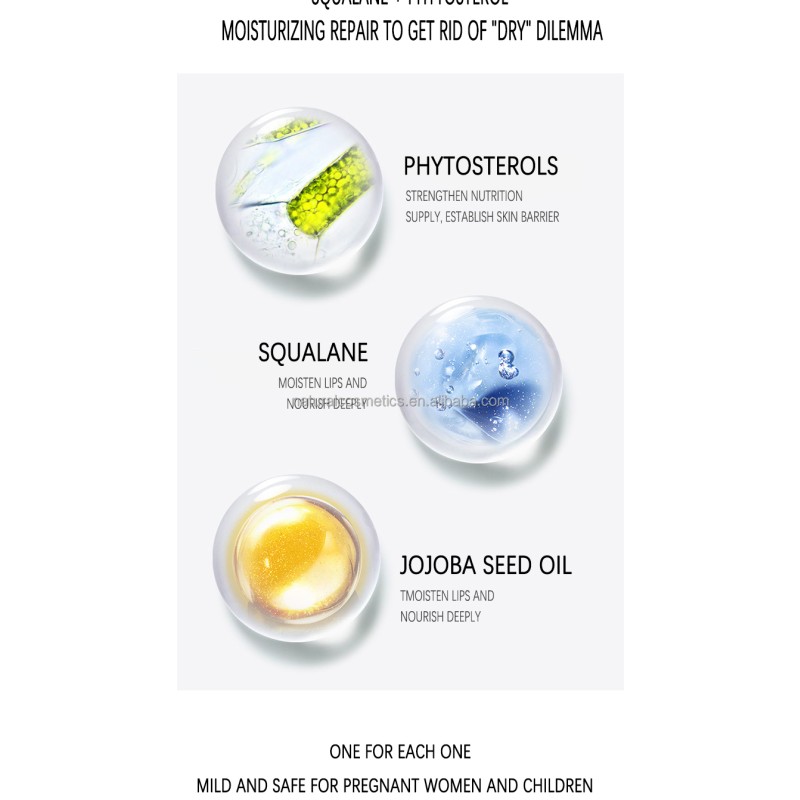 High Quality Organic Lip Balm Custom Private Label Long Lasting Moisturizing Jelly Makeup Makeup Lipbalm