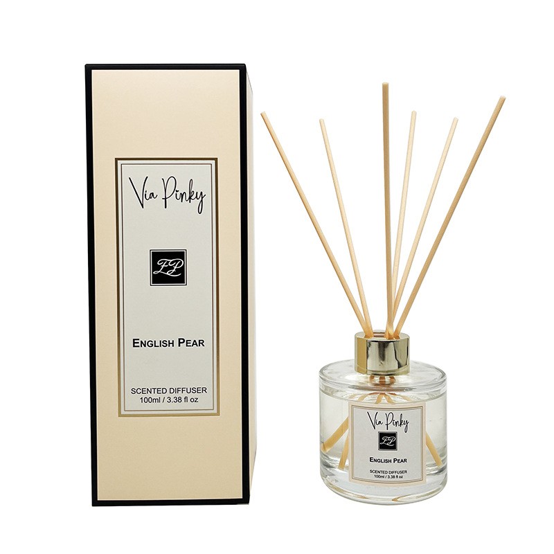 Factory Direct Sales 100ml High End Aromatherapy Reed Diffuser Fashionable Hotel Bedroom Long Lasting Fragrance