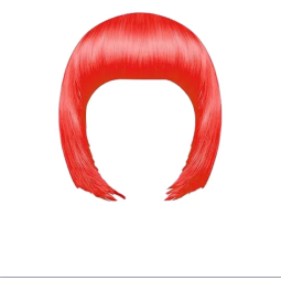 Women Ladies Girl Synthetic Green Decoration Short Green Colorful Synthetic Holiday Gift Decorations Party Decoration