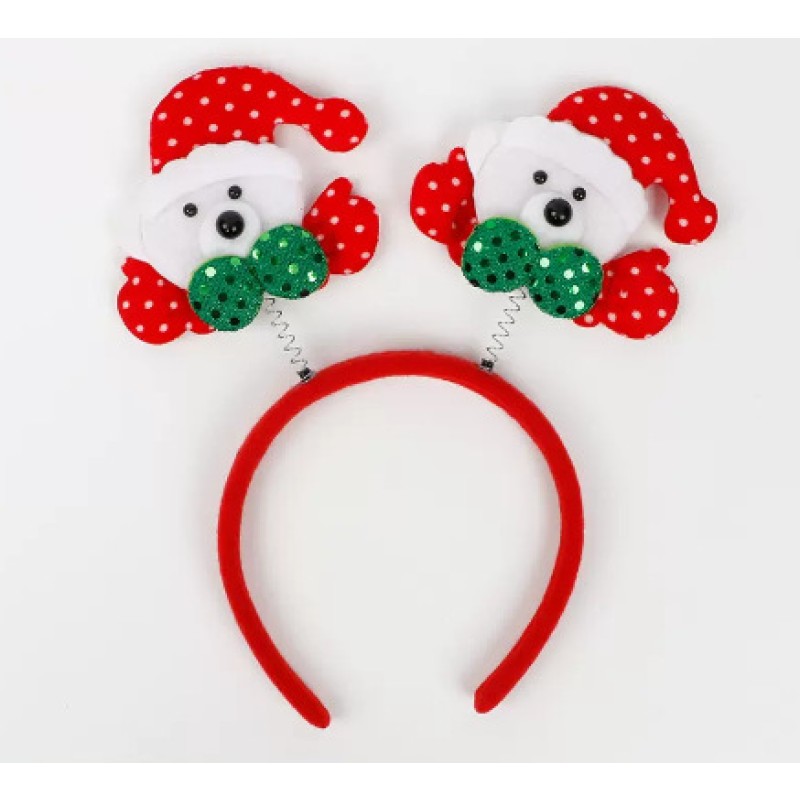 Children Christmas Headband Soft Moose Antlers Golden Bells Holiday Photoshoots Party Decorations Festive Gifts Decoration