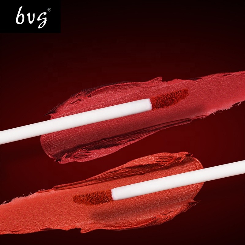 6 Colors 2.5g Waterproof Long Lasting Nude Matte Liquid Lipstick Non Stick Cup Sexy Red Lip Tint With Luxury Diamond Wand