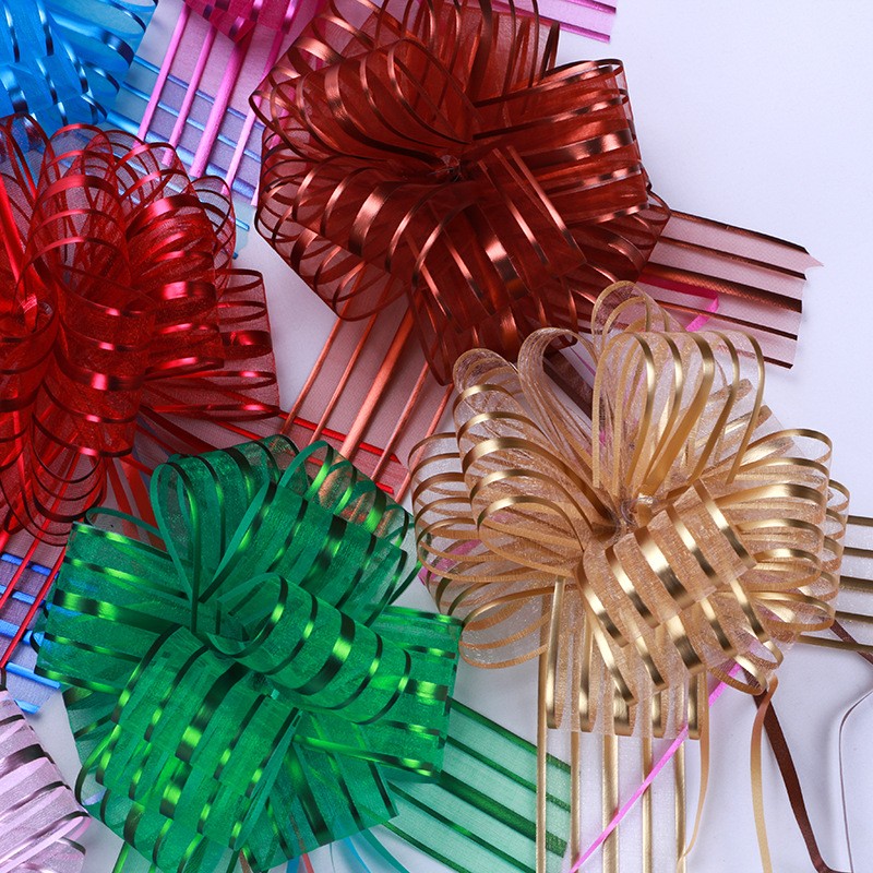 Direct Wholesale Craft Ribbon for Gift Wrapping Birthday Present Box Packaging Holiday Party Decorations Bow Decorations