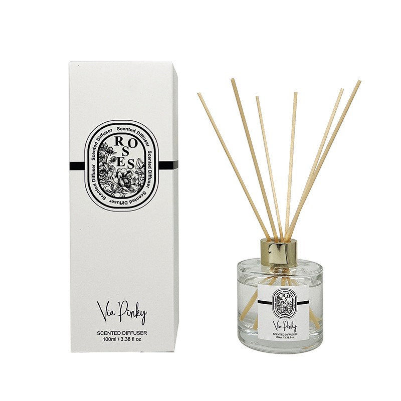 100ml Aromatherapy 5 Sticks Sticks Aroma Essential Bottles Eucalyptus Freshness Scented Home Fragrance Diffuser Purifying Air