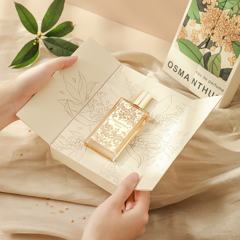 Wholesale Luxury Osmanthus Women Perfume High End Natural Floral Scent Light Fragrance Long Lasting 50ml Perfect Gift Box
