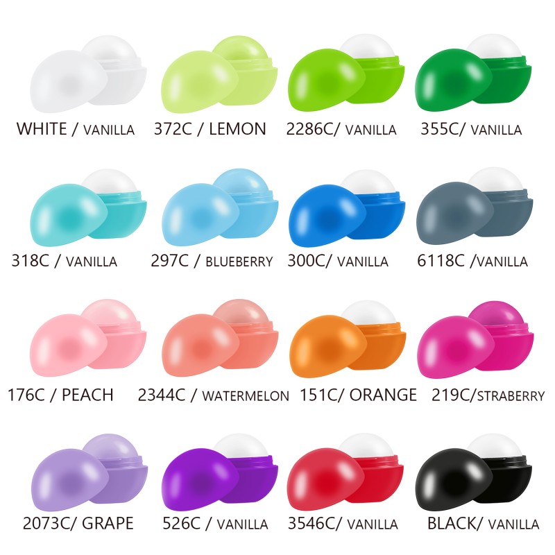 Custom Logo Blue Lip Gloss Vegan High Jelly Beauty Makeup Lip Care Fruit Flavored Lip Repair Ball Balsamo Labial