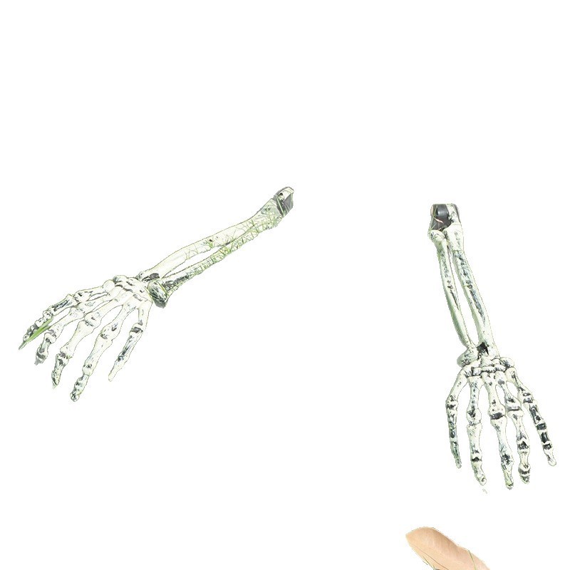 Realistic Halloween Hand Yard Stake Simulated Plastic Bone Props Scary Garden Party Ground Halloween Party Decorations