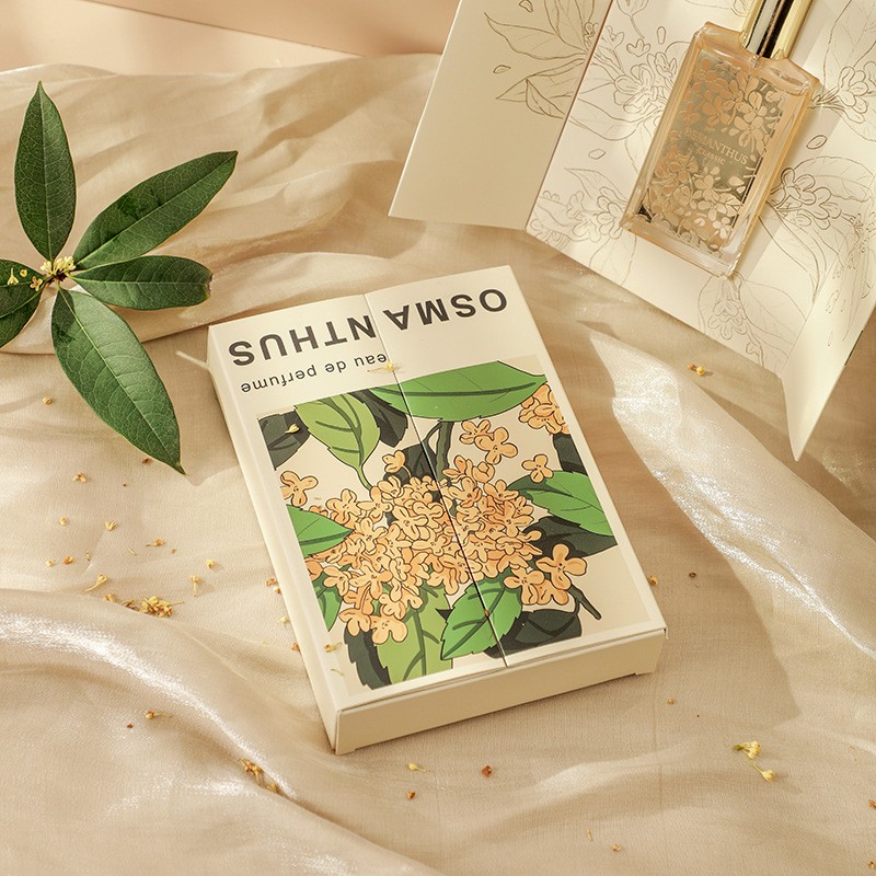 Wholesale Luxury Osmanthus Women Perfume High End Natural Floral Scent Light Fragrance Long Lasting 50ml Perfect Gift Box