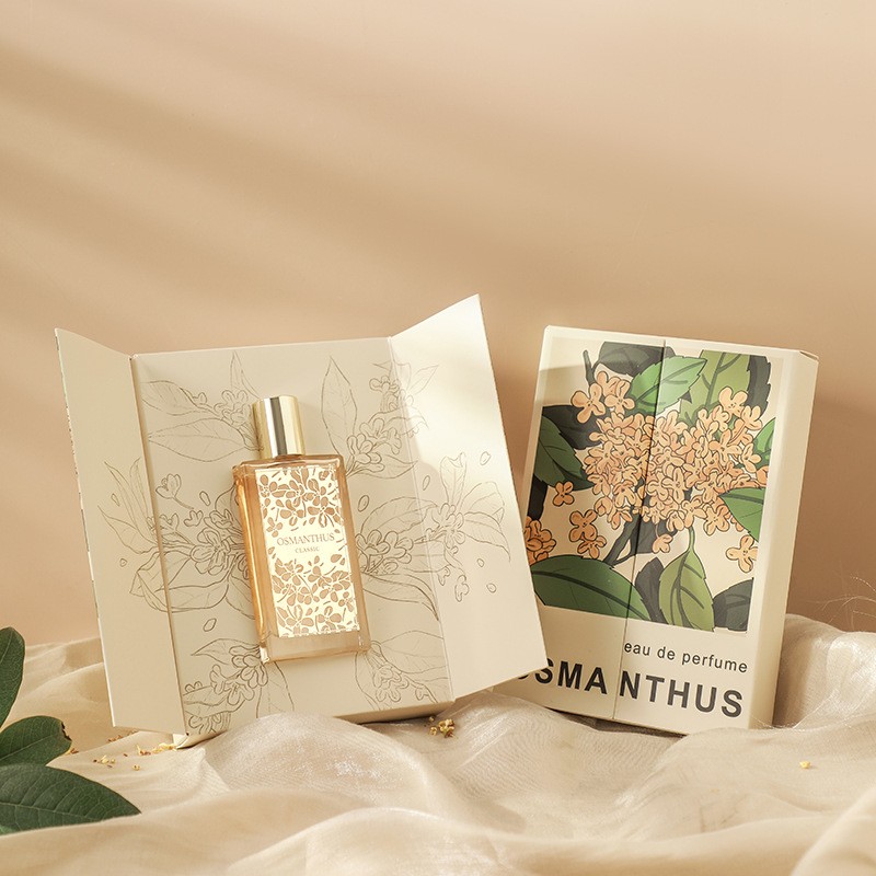 Wholesale Luxury Osmanthus Women Perfume High End Natural Floral Scent Light Fragrance Long Lasting 50ml Perfect Gift Box