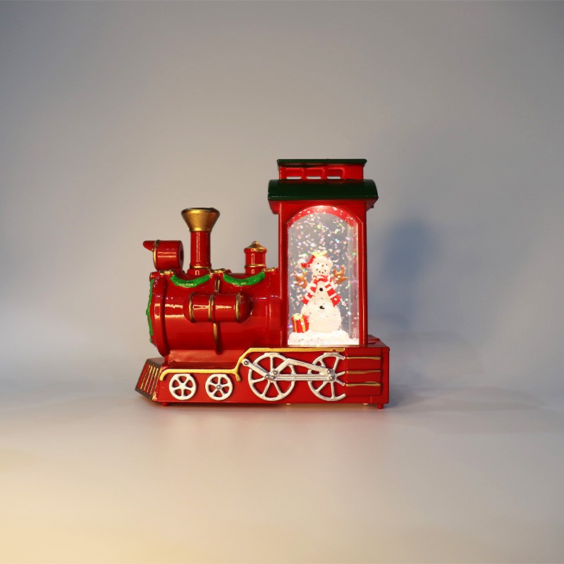 Desktop Snow House Decoration Creative Resin Ornaments Christmas Home Living Room Bedroom Holiday Costume Displays