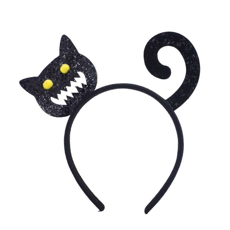 High Quality Halloween Headband Pumpkin Spider Design Children Spooky Party Costume Elastic Headband Holiday Celebrations