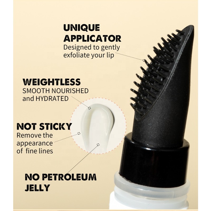 Natural Vegan Lipgloss Lip Buff Balm High Moisturizing Jelly Private Label Wholesale Custom Logo for Makeup Cosmetics