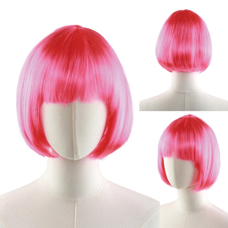 Women Ladies Girl Synthetic Green Decoration Short Green Colorful Synthetic Holiday Gift Decorations Party Decoration