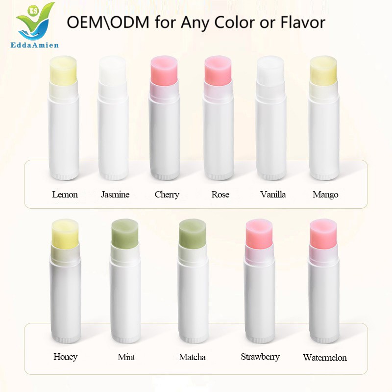 Custom Logo Blue Lip Gloss Vegan High Jelly Beauty Makeup Lip Care Fruit Flavored Lip Repair Ball Balsamo Labial