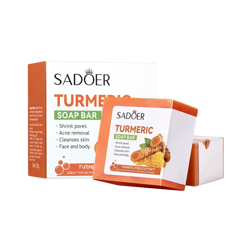SADOER Natural Tumeric Skin Care Set Hydration Balance Facial  Anti-Oxidant Repair Toner Carnosine-Infused Whitening Face