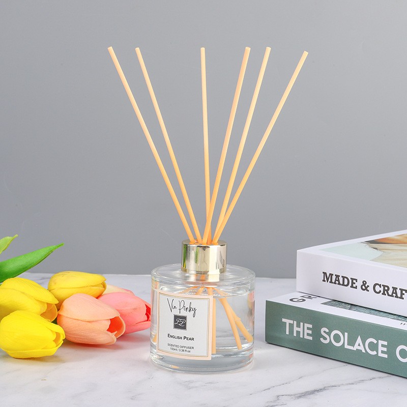 Reed Diffuser Bathroom Air Fresheners Diffuser Sticks Fresh Ocean Mint Scent100 ML Each Fragrance 5 Sticks Defusers