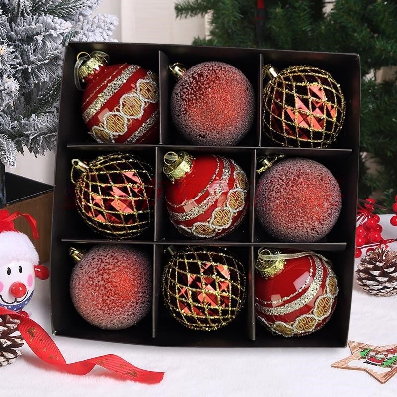 New Product Christmas Tree Decoration Premium Christmas Ball Set Combination High End Tree Ornaments Collection