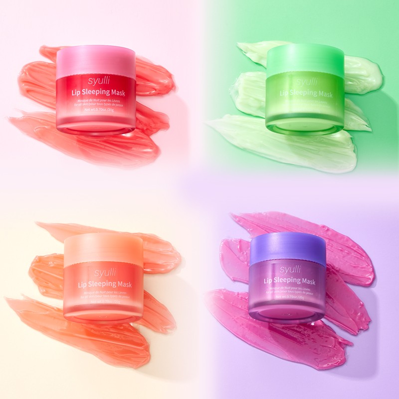 Private Label Vegan Organic Lip Gloss Herbal Vitamin C Lip Balm Chapstick Nourishing Hydrating Sleeping Mask Lips Makeup Oil