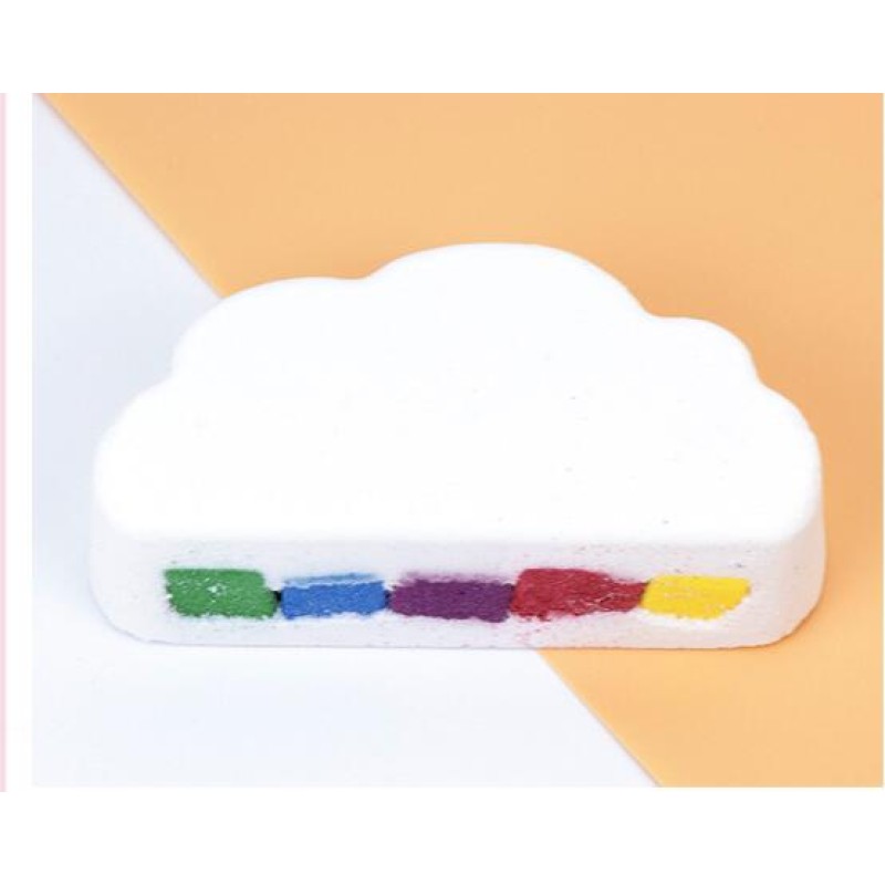 Bath Bomb Manufacturer - Rainbow Clouds Custom
