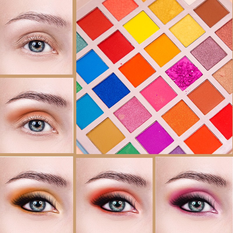 Eyeshadow Palette Factory - 36-Colour Rainbow