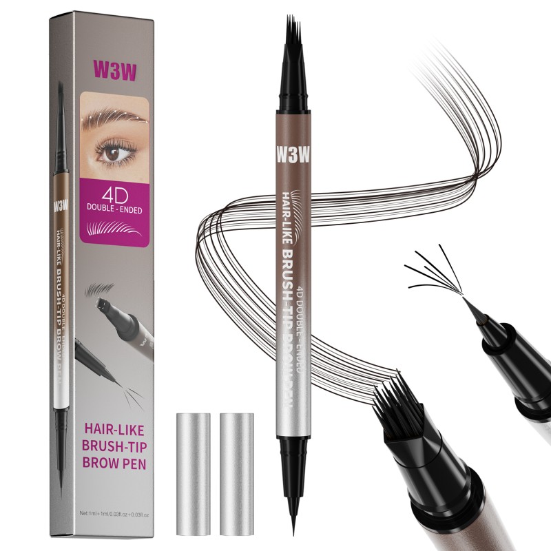 Brow Pen Factory - Double-ended Smudge-proof