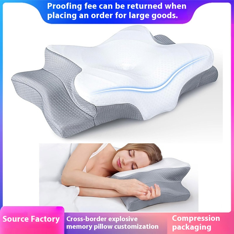 Memory Foam Pillow Manufacturer - Butterfly Shape Neck