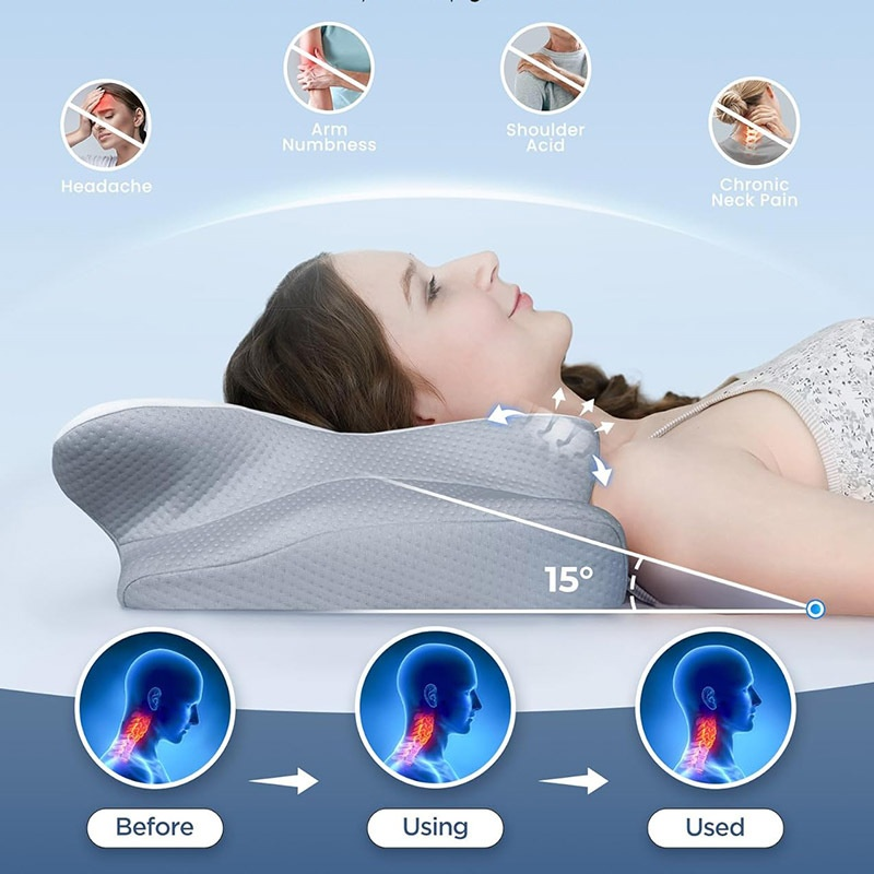 Memory Foam Pillow Manufacturer - Butterfly Shape Neck