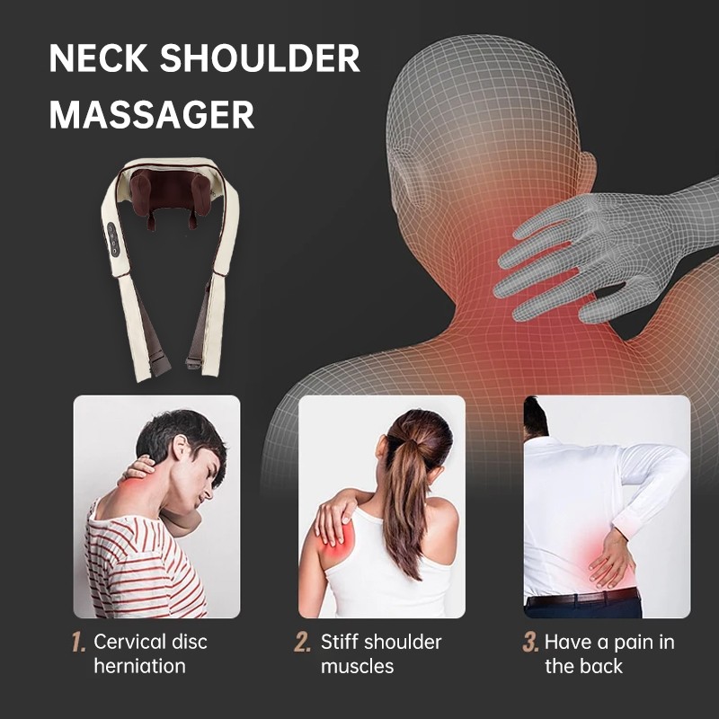 Shiatsu Massager Factory - Wireless Neck Shoulder