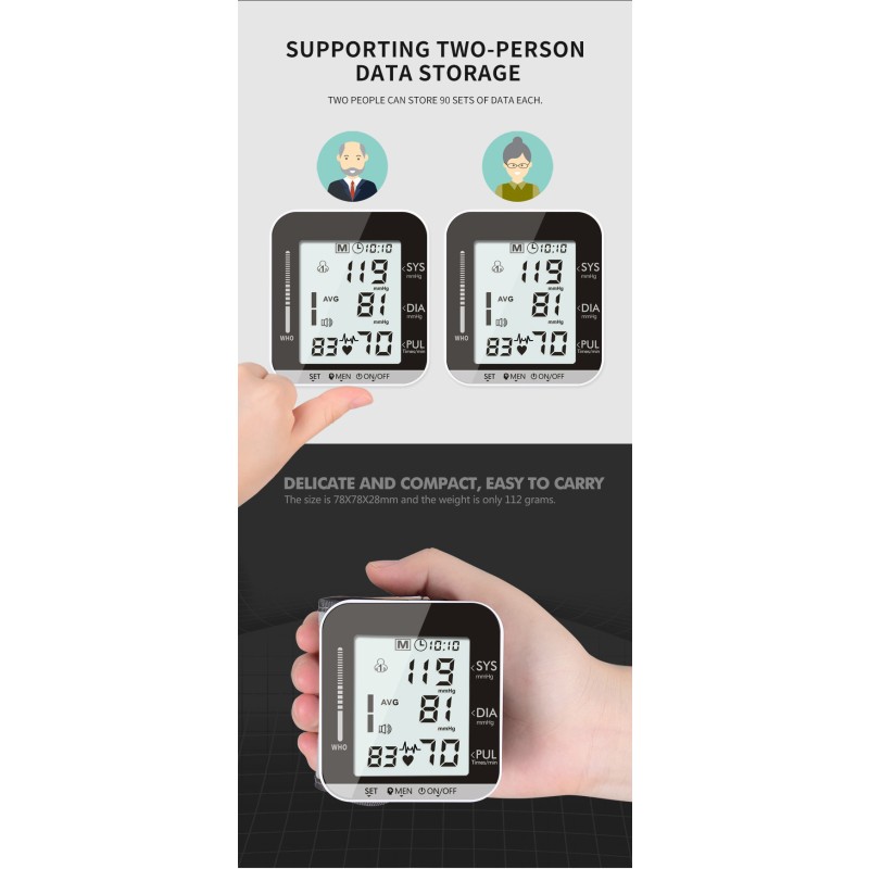 Blood Pressure Monitor Factory - Automatic Smart Wrist