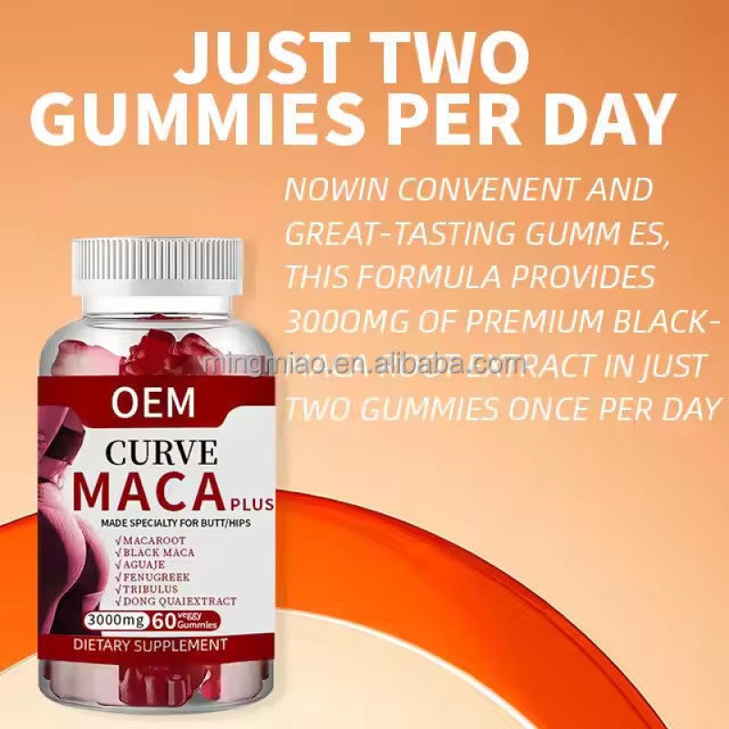 Butt Enhancement Gummies Manufacturer - Maca Hip Amplification