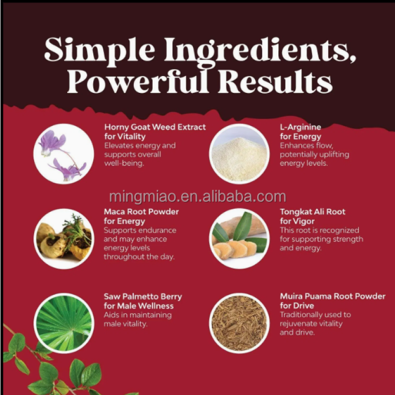 Maca Root Capsules Supplier - Herbal Energy Vitality