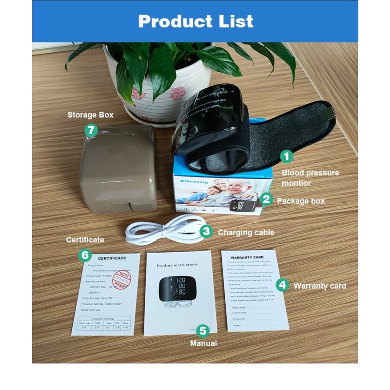 Digital BP Monitor Manufacturer - Automatic Wrist Type