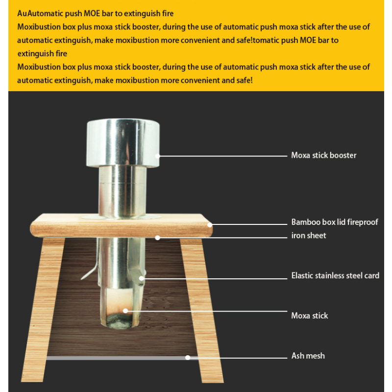 Moxibustion Box Supplier - Bamboo Single Double Hole