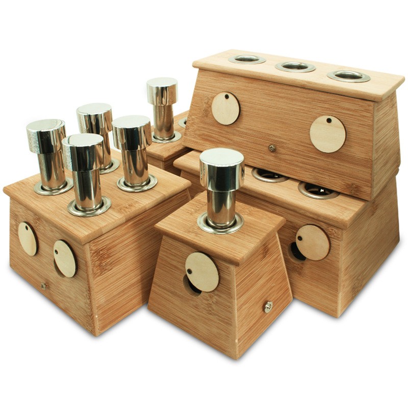 Moxibustion Box Supplier - Bamboo Single Double Hole