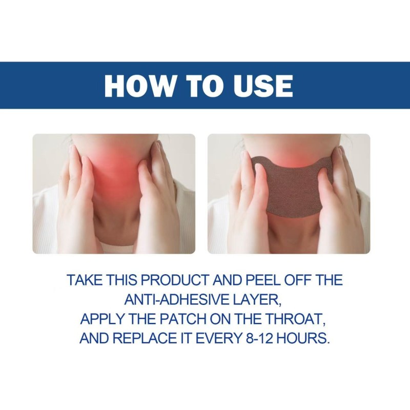 Sore Throat Patch Supplier - Herbal Pain Relief