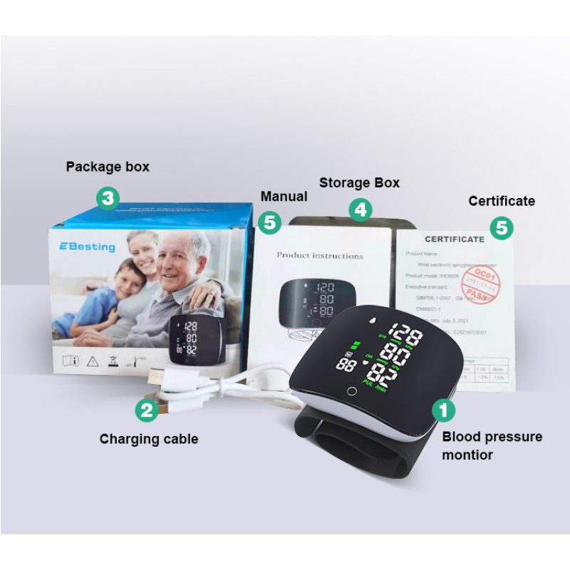 Wrist BP Monitor Supplier - Best Rechargeable Accurate