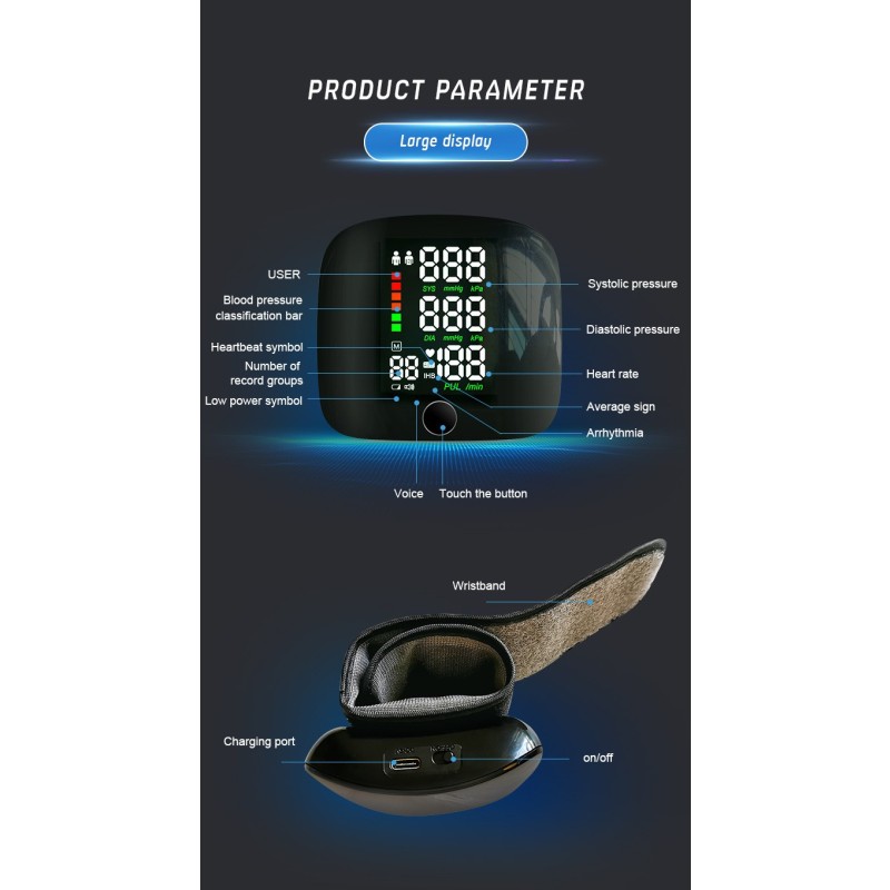 Digital BP Monitor Manufacturer - Automatic Wrist Type