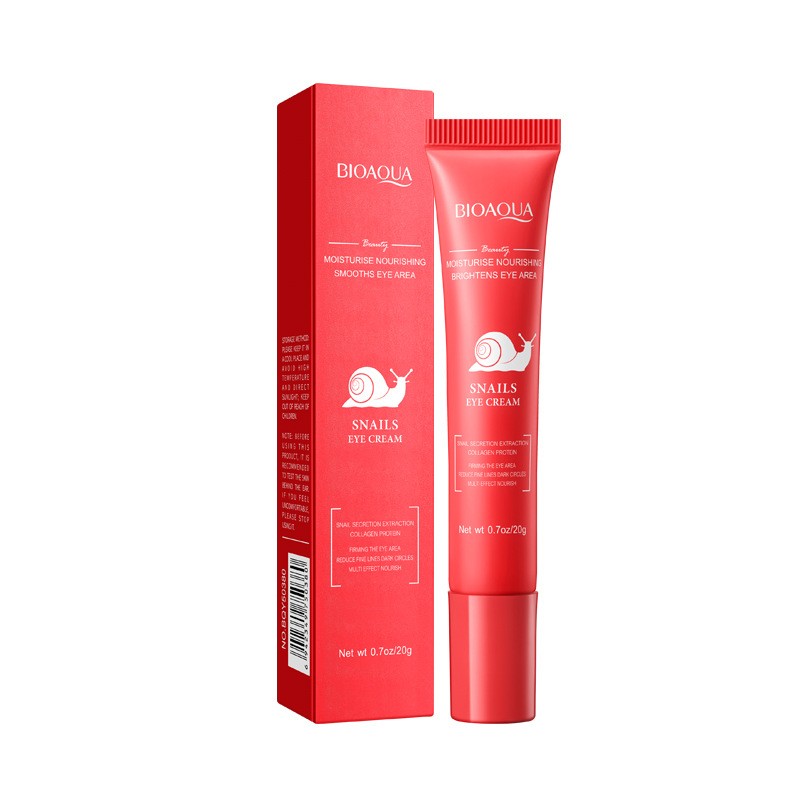 Hot Selling Private Brand Snail Pouch Removing Cream Anti-wrinkle Tight Dark Circles Removing Tight Eye Cream