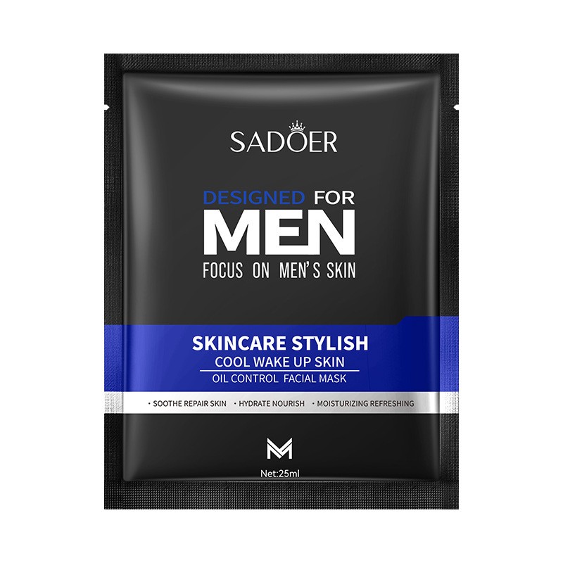 Factory Direct Sales of Cooling, Hydrating, Moisturizing Men's Oil-control, Soothing and Acne-removing Mask Sets Wholesale