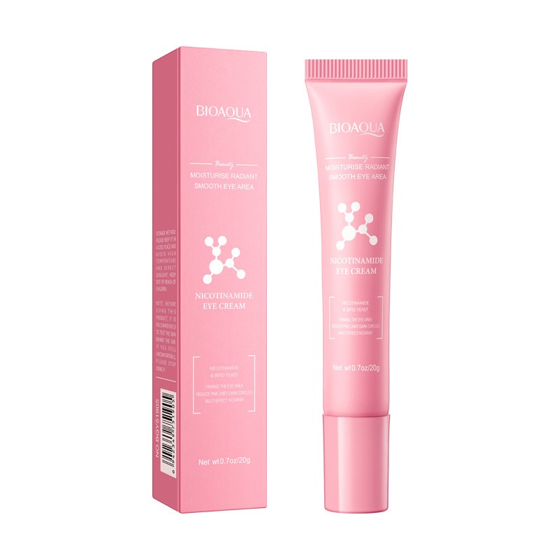 Wholesale Nicotinamide Hydrating Eye Cream Moisturizing Brightening Eye Treatment Dark Circles and Fine Lines Cream