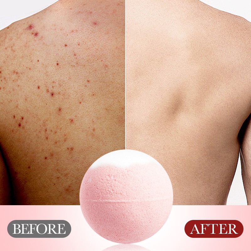 Hot Sale Wholesale 24h Long-lasting Fragrance Silky Bubble Bath Bomb Rose Extract Essence Advanced Clean Sea Salt Bath Ball