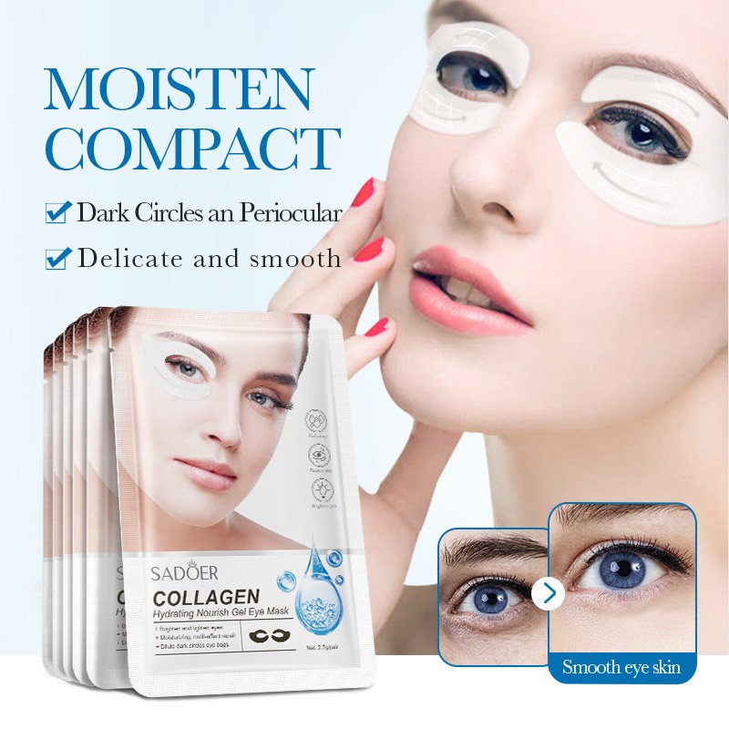 Collagen Deep Moisturizing, Soothing, Tight and Smooth, Reducing Fine Lines, Dark Circles, Flaky Whitening butterfly Eye Mask