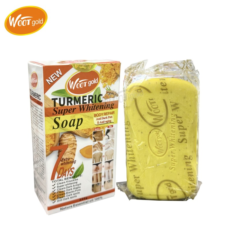 Wholesale Price Carrot Papaya Soap 7 Days Dark Spot Corrector Skin Whitening Facial Bleaching Soap