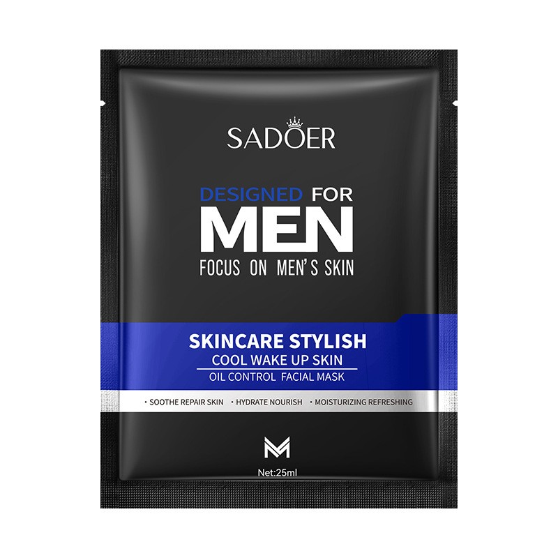 Factory Direct Sales of Cooling, Hydrating, Moisturizing Men's Oil-control, Soothing and Acne-removing Mask Sets Wholesale