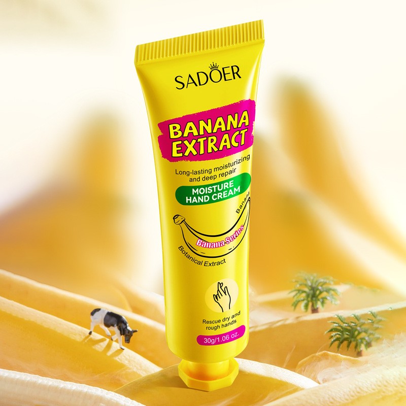 High-quality Organic Banana Nourishing Hand Cream for Anti-cracking, Whitening and Anti-aging Is Selling Well in Wholesale