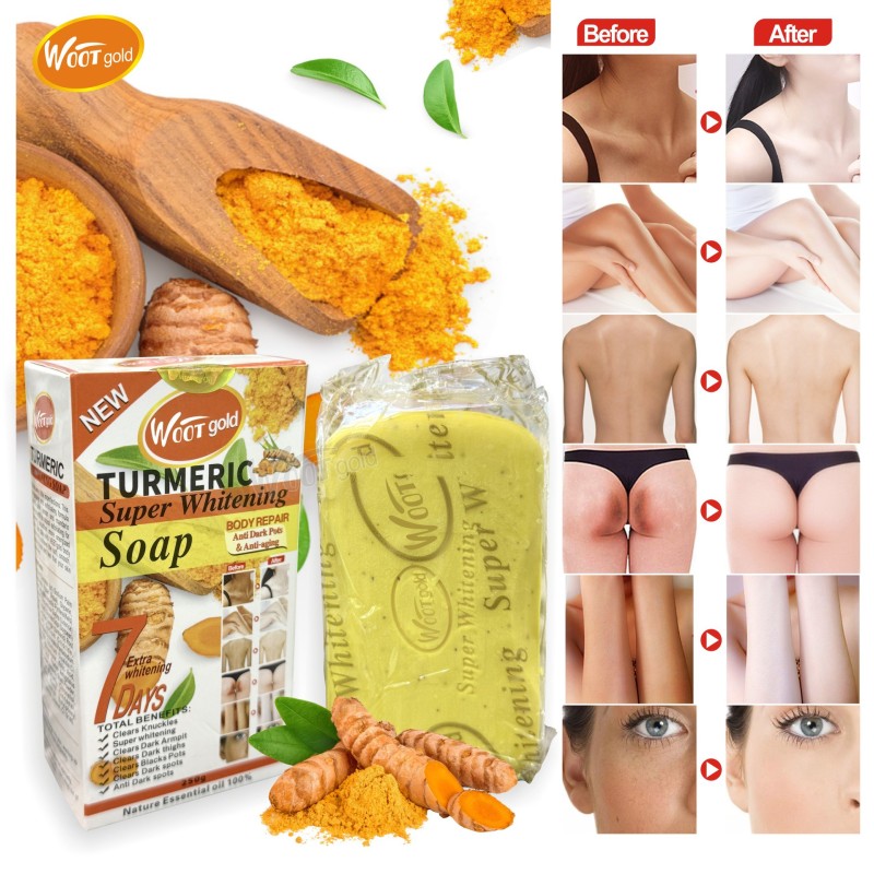 Wholesale Price Carrot Papaya Soap 7 Days Dark Spot Corrector Skin Whitening Facial Bleaching Soap