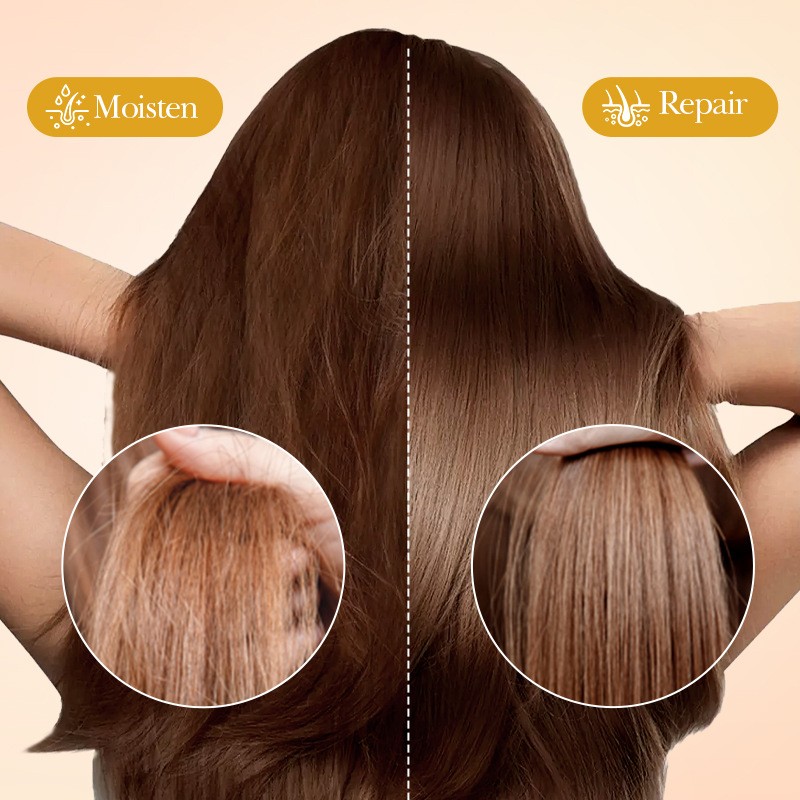 Hot Products Organic Rice Milk Hair Care Essential Oil Smooth Repair Dry Damaged Split Hair Care