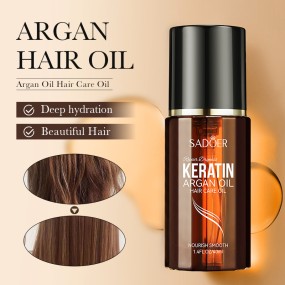 Hot-selling Sadr Argan Hair Oil, Fluffy and Smooth with a Moisturizing Flavor Is Available in Stock for Hair Damage Repair Serum